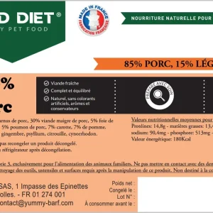 Wild Diet 100% Porc Chien