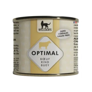 WILLIAM’S OPTIMAL – Pâtée Pour Chat – au Boeuf