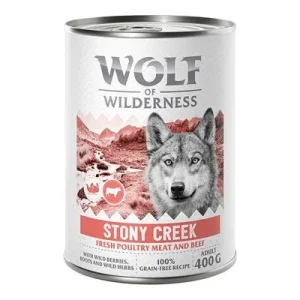 Wolf of Wilderness « Expedition » Stony Creek volaille, bœuf 1 x 400 g