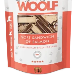 Woolf Snack pour Chiens de Sandwich de Saumon – France