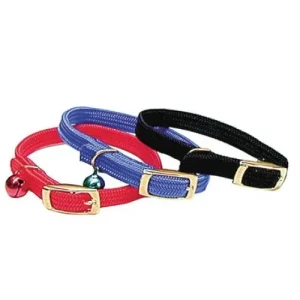 Wouapy Collier Tressé Elastique pour Chat – Bleu