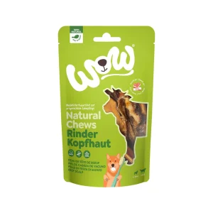 WOW! Natural Chews scalp de bœuf