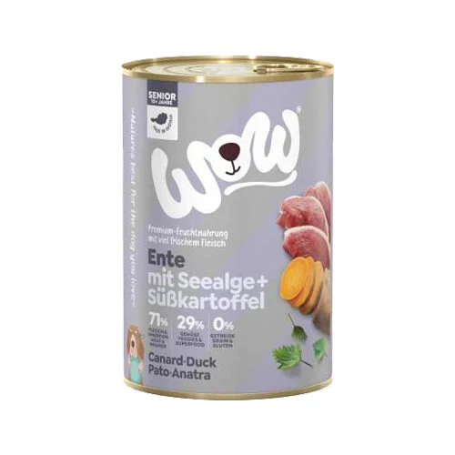WOW! Nourriture pour chiens âgés - en boîte