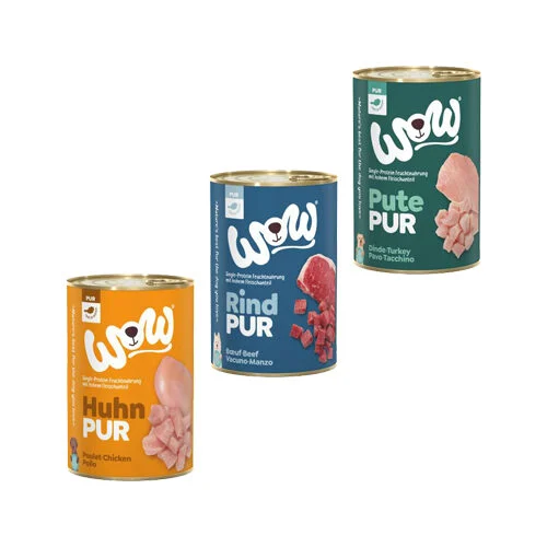 WOW! PUUR 100% nourriture pour chiens - en boîte