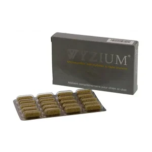 Wyzium, aliment complémentaire pour chiens et chats – 40 cps