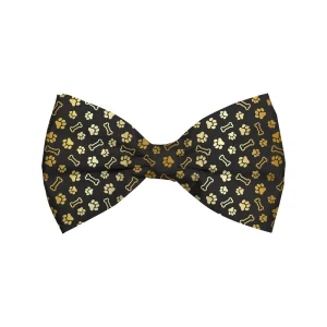 Xmas Bow Tie Black