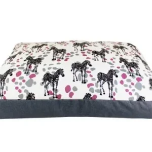 Yagu Matelas pour chien noir avec impression de zèbres – France
