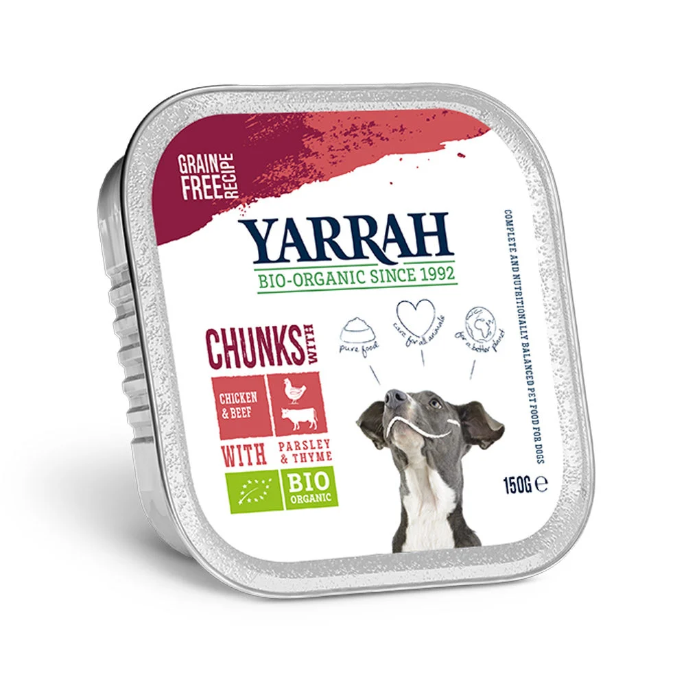 Yarrah - Alimentation humide Chien Bœuf Bio