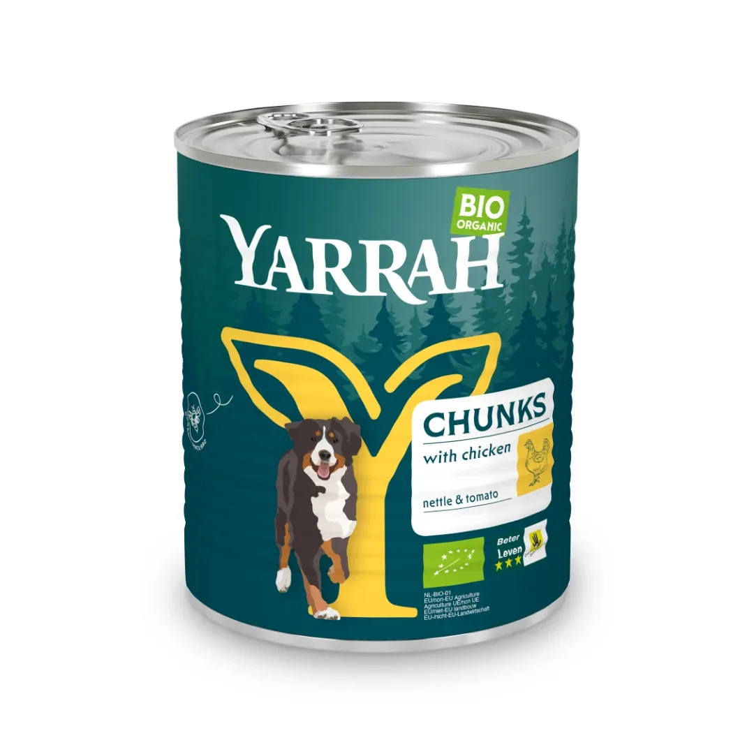 Yarrah bouchées bio - pâtée chien