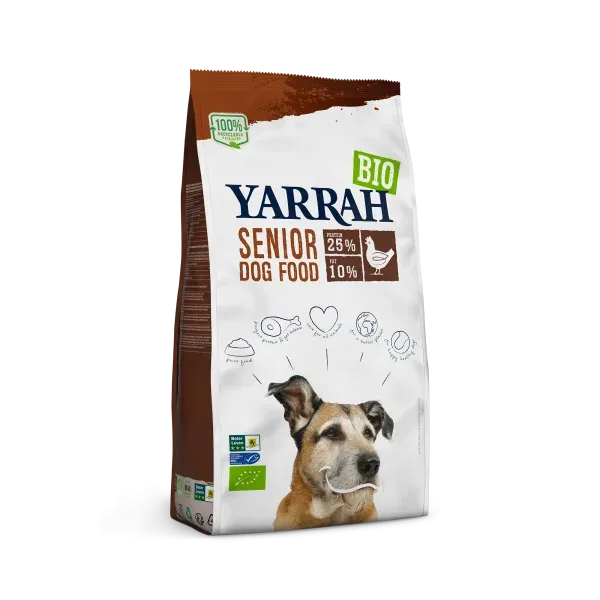 Yarrah – Croquettes Bio Poulet Chien Senior