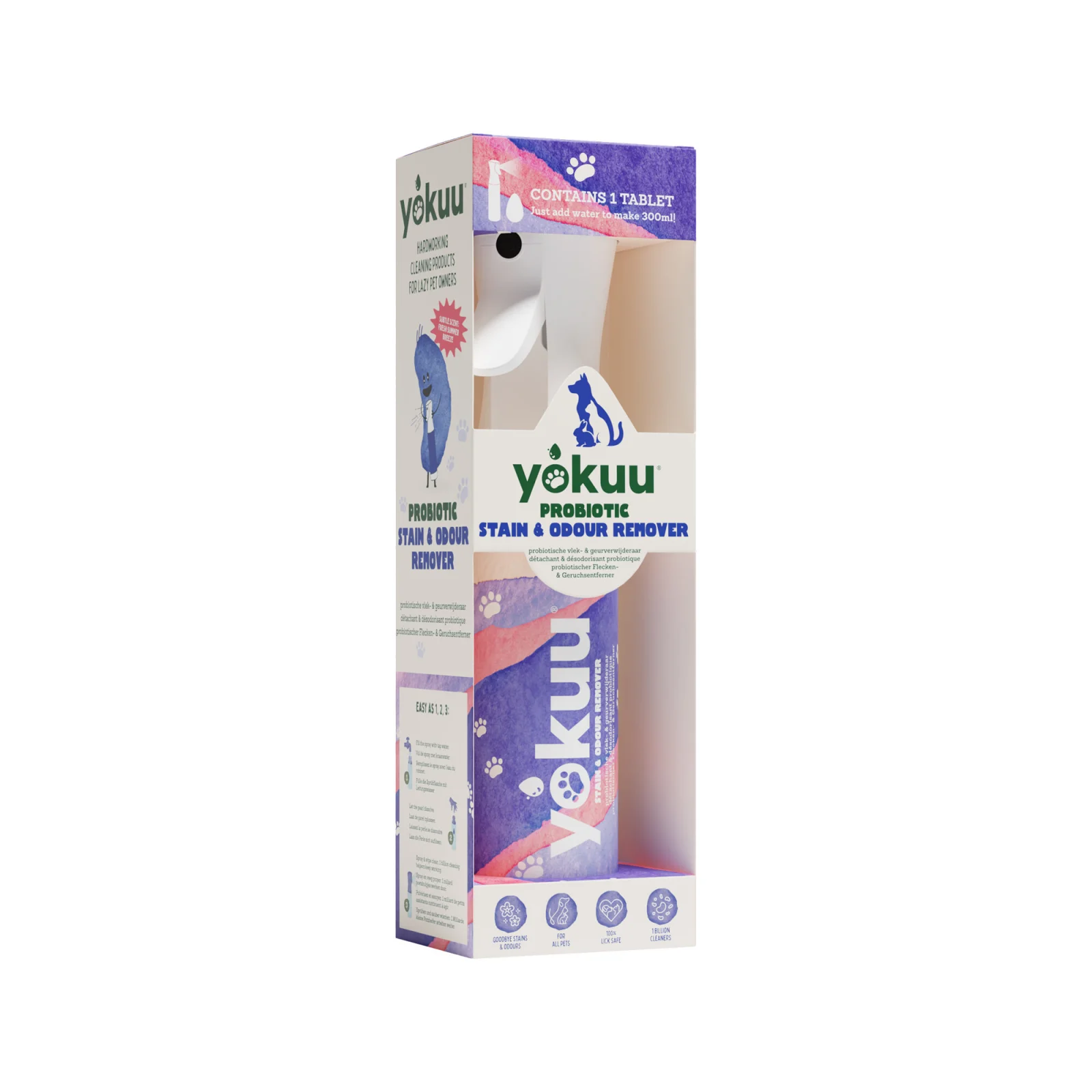 Yokuu Removeur de taches et d’odeurs probiotique