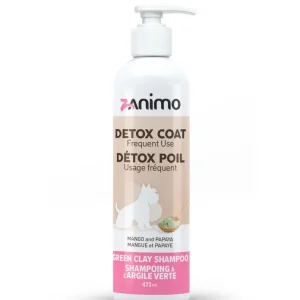Zanimo – Shampoing Détox – Argile Verte – Mangue et Papaye – 125ml