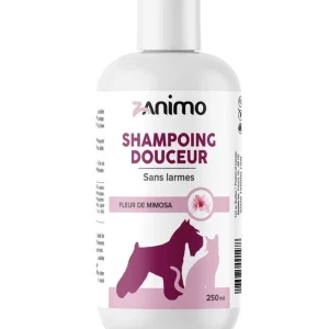 Zanimo – Shampoing Douceur – Sans Larmes – Mimosa – 250ml – Chien – Chat