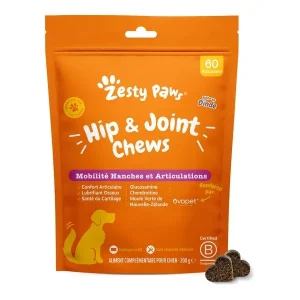 Zesty Paws Mobilité et Articulations friandises chien – Hip & Joint Chews