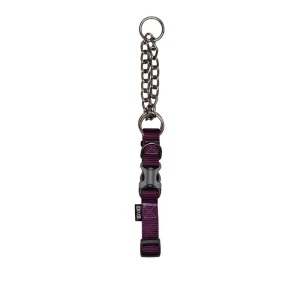 ZEUS Collier Martingale Nylon M 1/2×15-18″ Aubergine