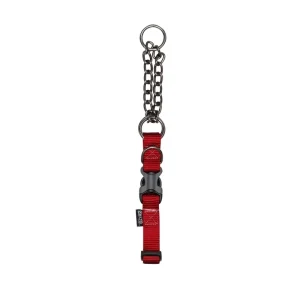 ZEUS Collier Martingale Nylon XL 1×22-27″ Rouge