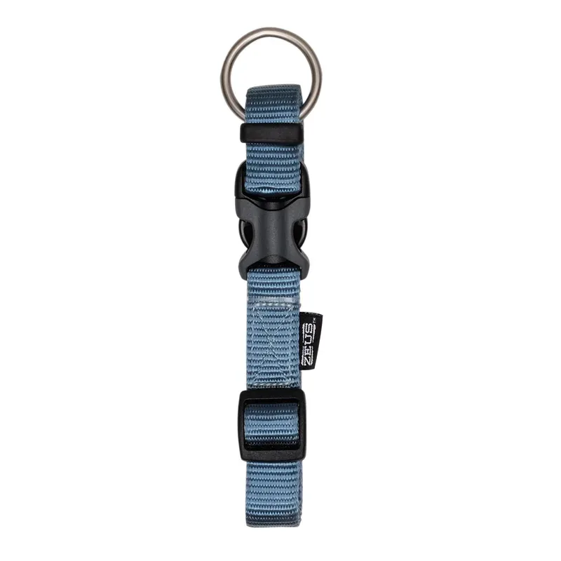 ZEUS Collier Réglable Nylon M 1/2×11-16″ Azur