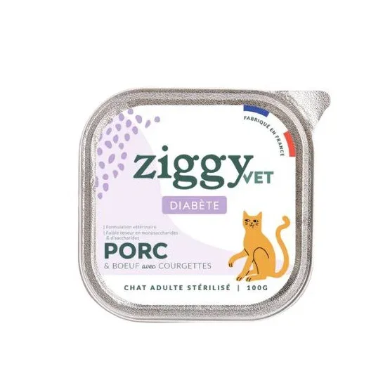 Ziggy barquettes pour chats adultes souffrant de diabète