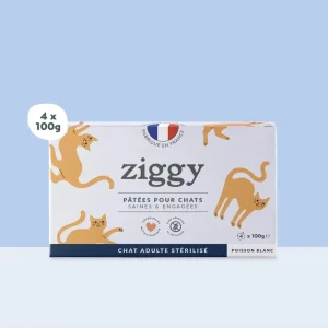 Ziggy Stérilisés Saveur Poisson Pâtée Pour Chats