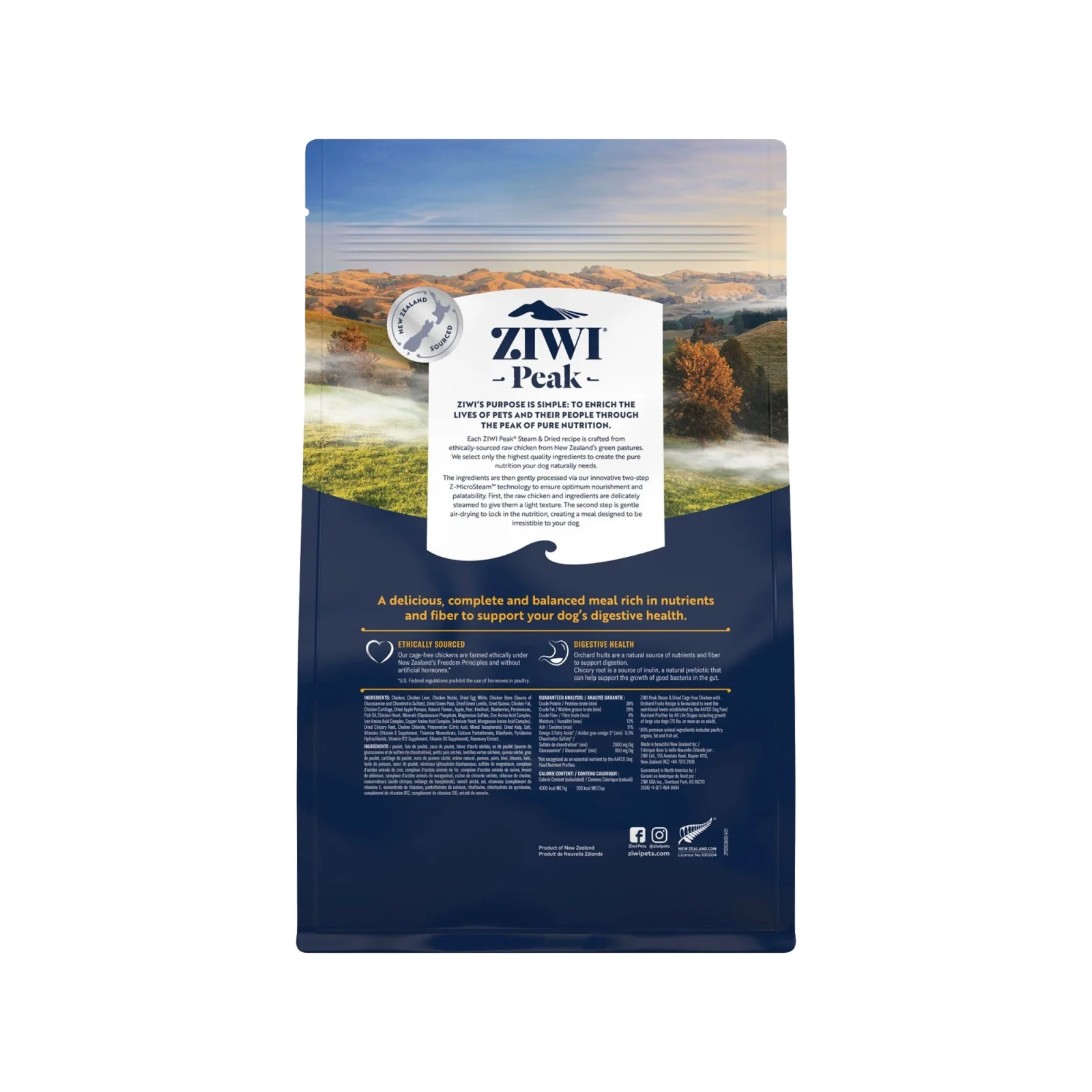Ziwi Peak Steam & Dried nourriture pour chiens - Poulet - Image 2