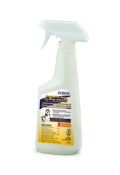 ZODIAC – Vaporisateur anti-puces et tiques pour chien et chat