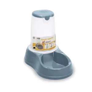 Zolux Distributeur de nourriture pour chien en plastique antidérapant Bleu – France