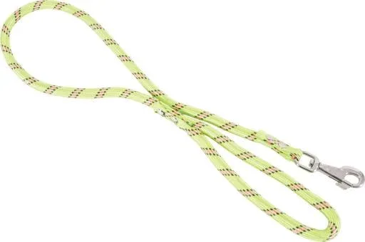 Zolux Laisse longue et arrondie en nylon vert pour chien – France