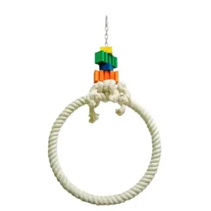 ZOO-MAX Jouet Oiseaux Cerceau-Hoop Coton 14″